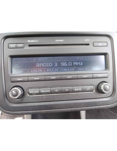 SISTEMA AUDIO / RADIO CD SKODA FABIA COMBI (5J5) - 194559