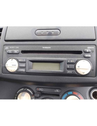 SISTEMA AUDIO / RADIO CD NISSAN MICRA (K12E) - 102979