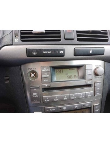 SISTEMA AUDIO / RADIO CD TOYOTA AVENSIS BERLINA (T25) - 174492