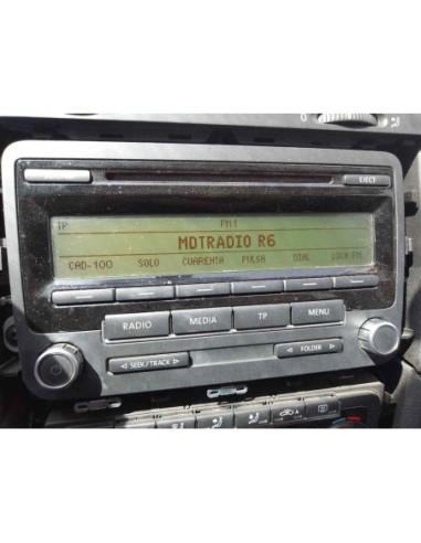 SISTEMA AUDIO / RADIO CD VOLKSWAGEN GOLF VI (5K1)(10 2008) - 205905